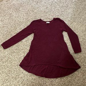 Style & Co Burgundy Tunic